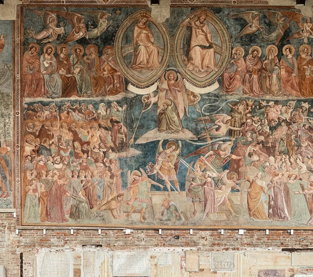 A Mural depicting Judgment Day