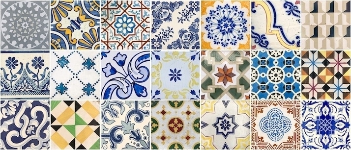 Colourful tiles of Porto
