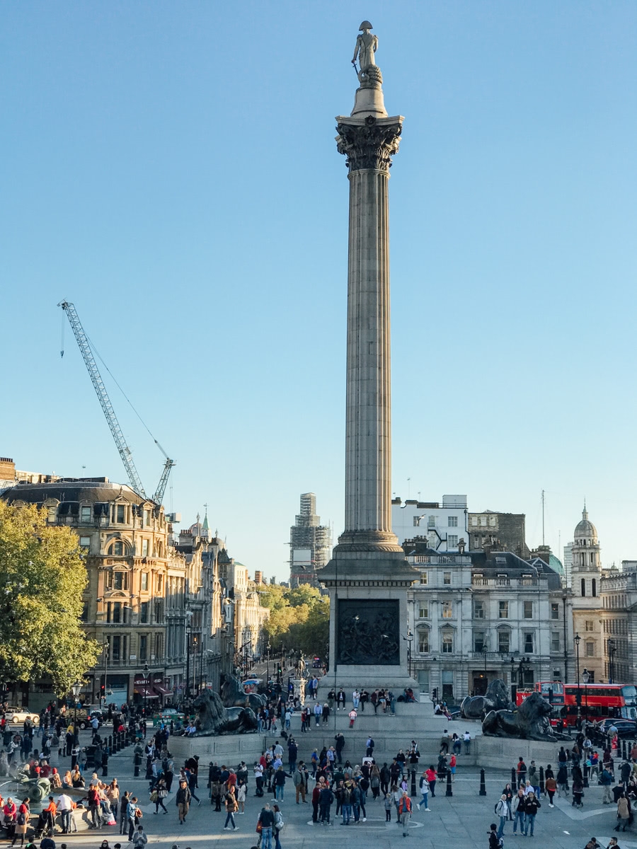 Nelson’s Column and Trafalgar Square