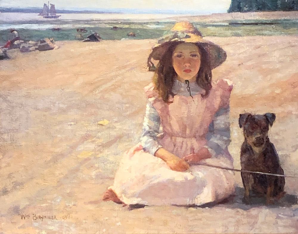 William Brymner: The Girl and The Dog