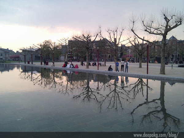 Sunset near Rijks museum