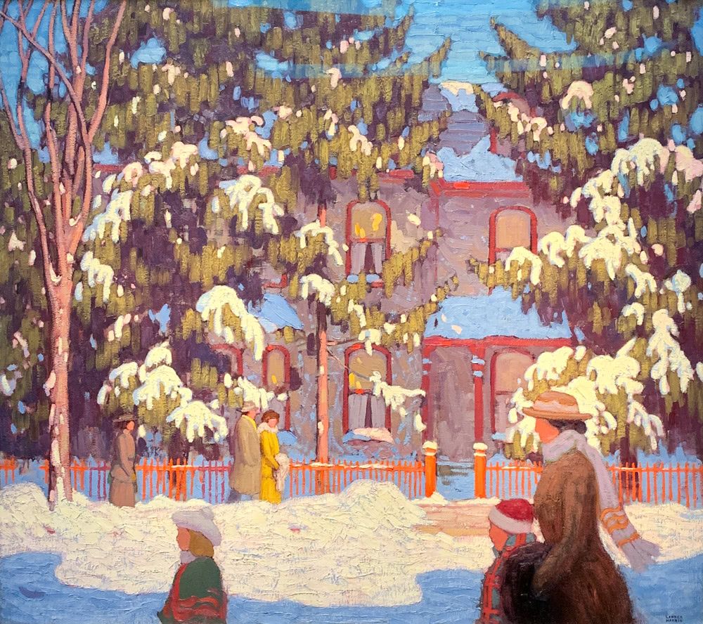 Lawren S. Harris: Winter Afternoon, City Street, Toronto, aka ‘Sunday Morning’