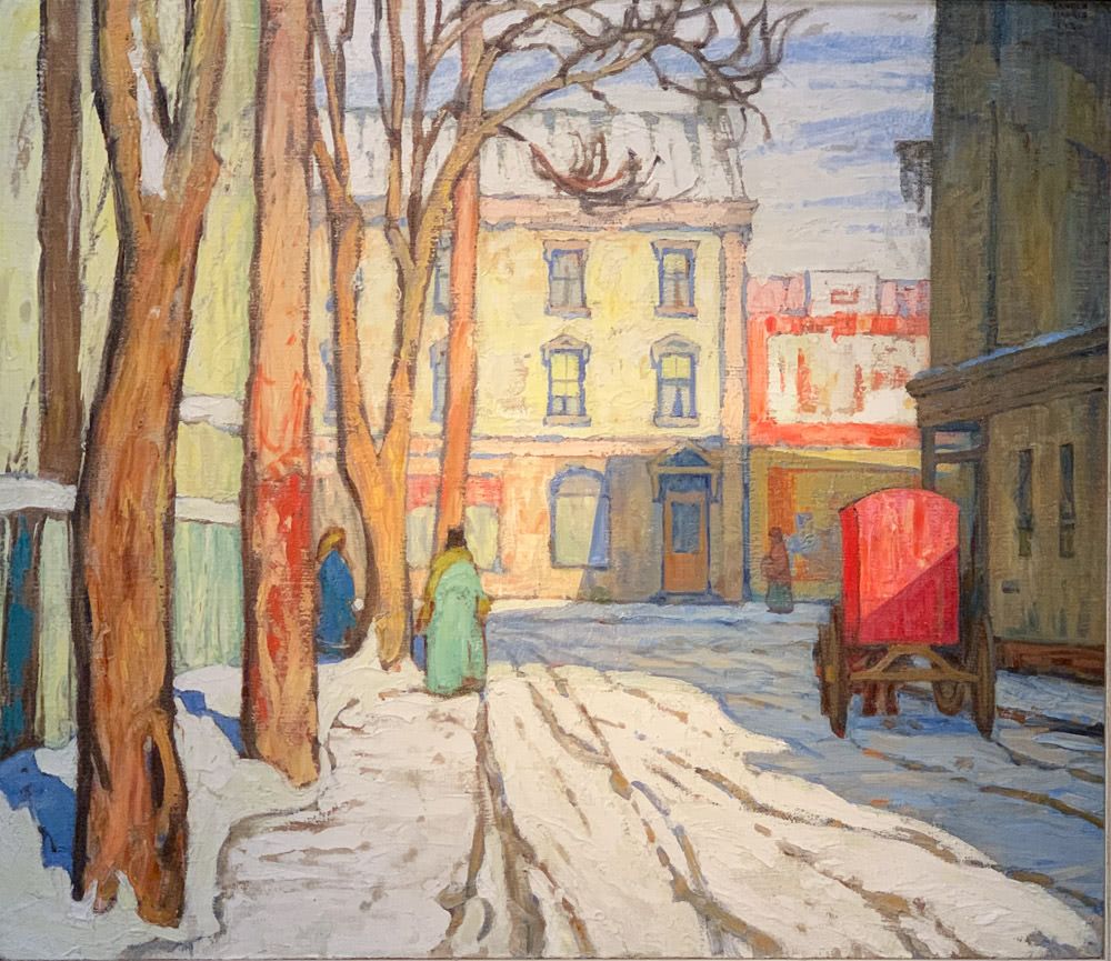 Lawren S. Harris: Toronto Street, Winter Morning