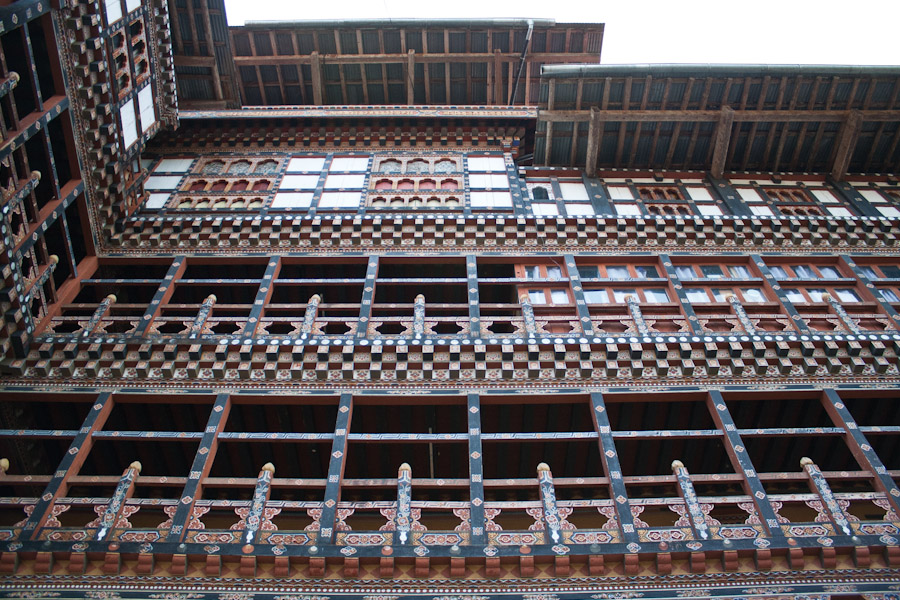 Inside the Trongsa Dzong