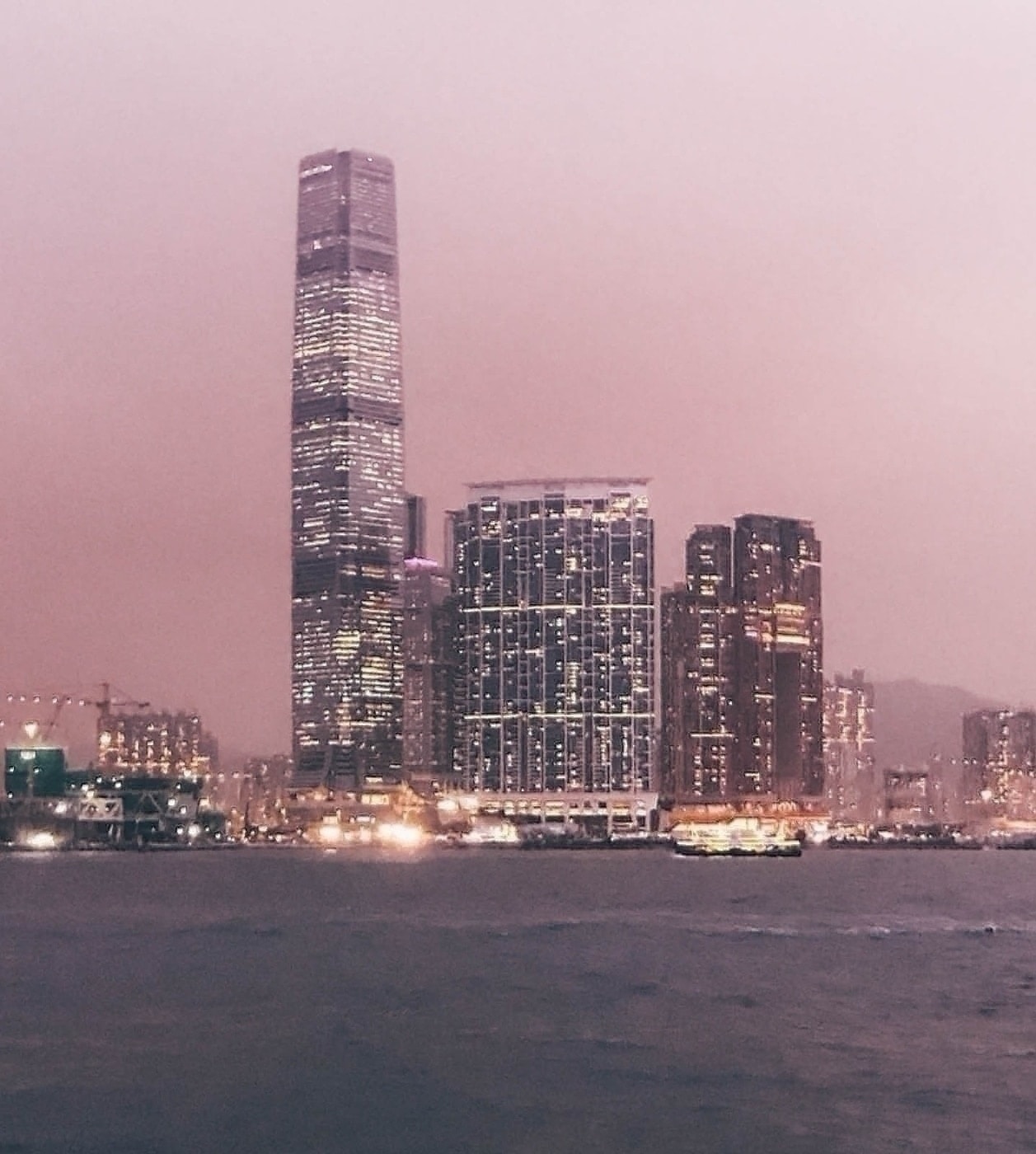 View from the Kowloon Ferry